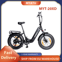 MYATU MYT-20XD Electric Bike, 250W Motor, 36V 25Ah Battery, 20*4-inch Fat Tire Ebike, 25km/h Max Speed, 100km Range, Disc Brakes