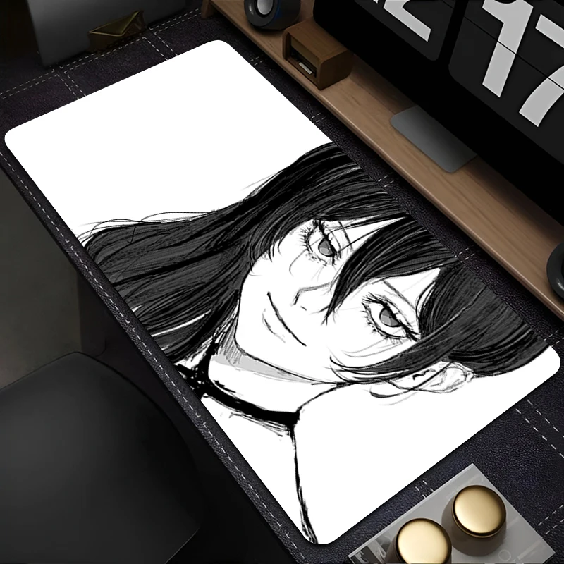 لوحة ماوس أنمي ملحقات الألعاب Office F-frieren Beyond Journey End لوحة مفاتيح كبيرة حصيرة مكتبية وسادة مطاطية ممتدة #5
