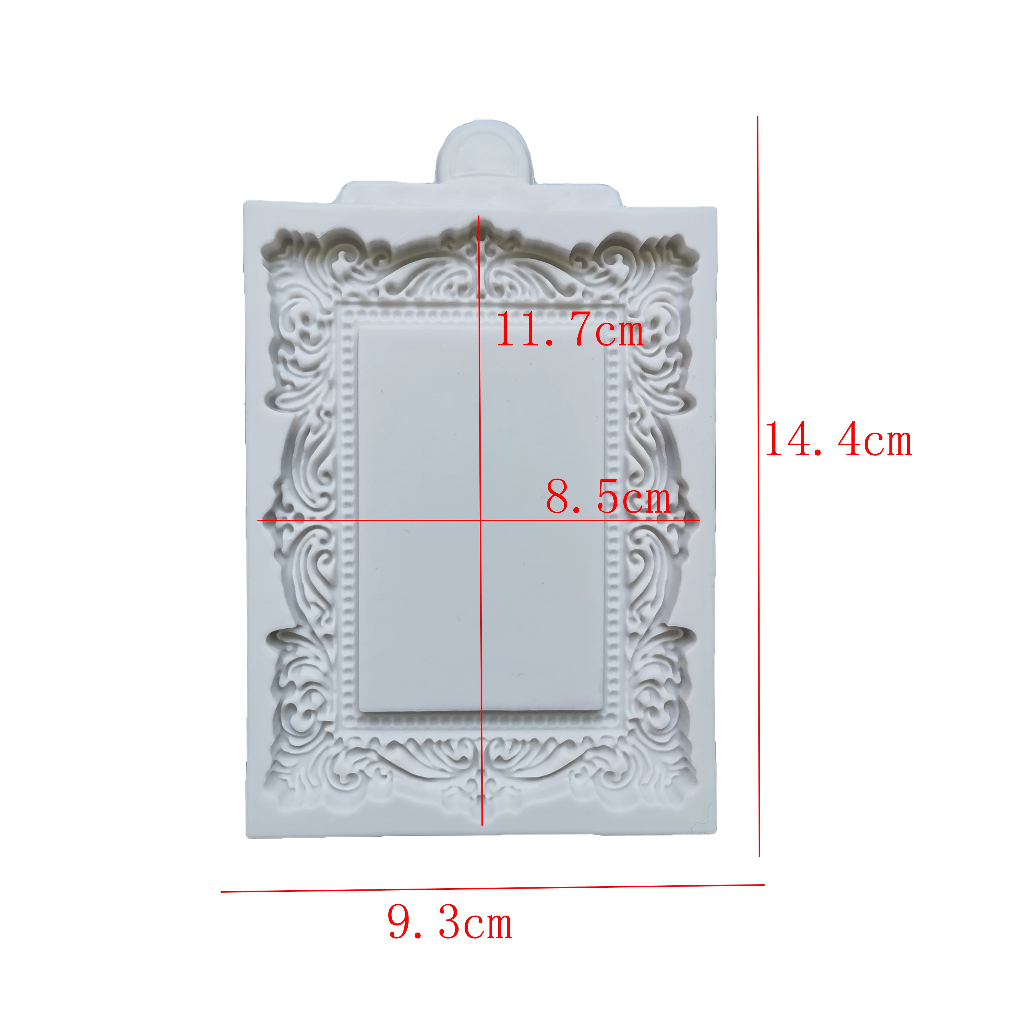 Large & Medium Vintage Frame Silicone Mould Fondant Cake Decorating Mold Sugarcraft Chocolate Baking Tool For Cake Gumpaste Form