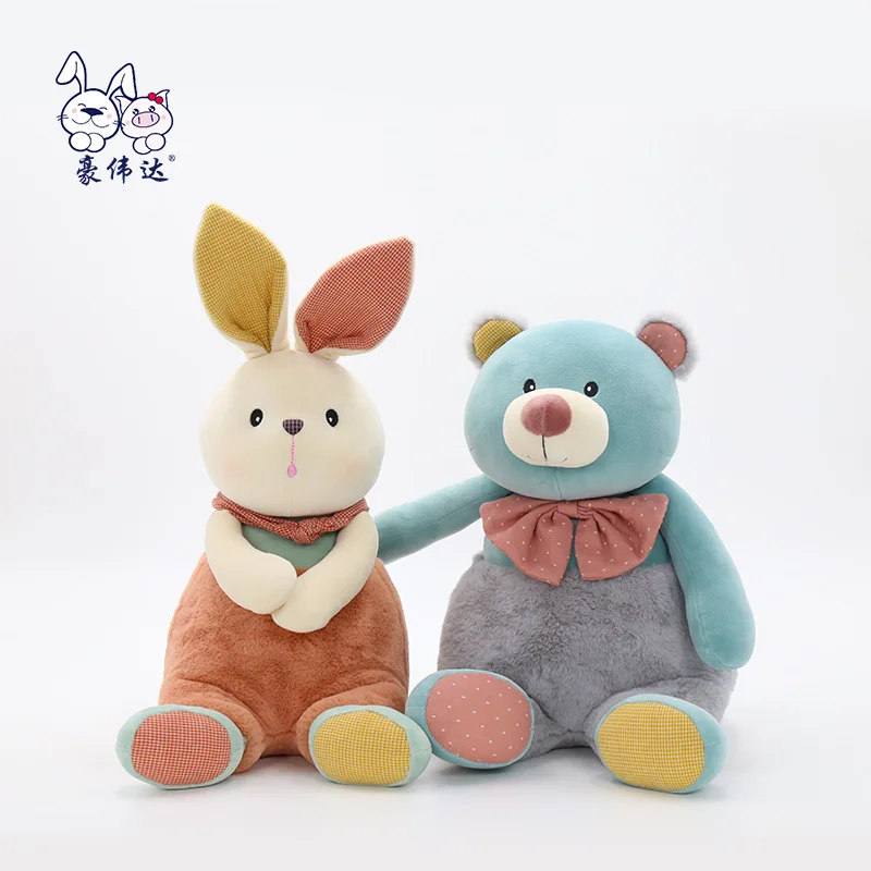

Adorable Bunny Doll Plush Cute Rabbit Stuffed Animal Toy Best Birthday Present and Snuggly Comfort Gift for Children and Girls