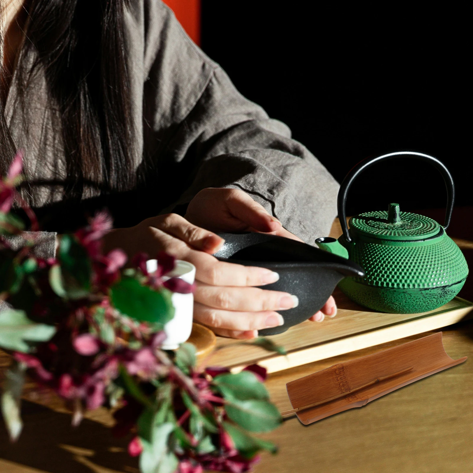 

1Set Bamboo Tea Scoop Chinese Teaware Material Fragrant Easy Clean Home Office Outdoor Use Chinese Teaware