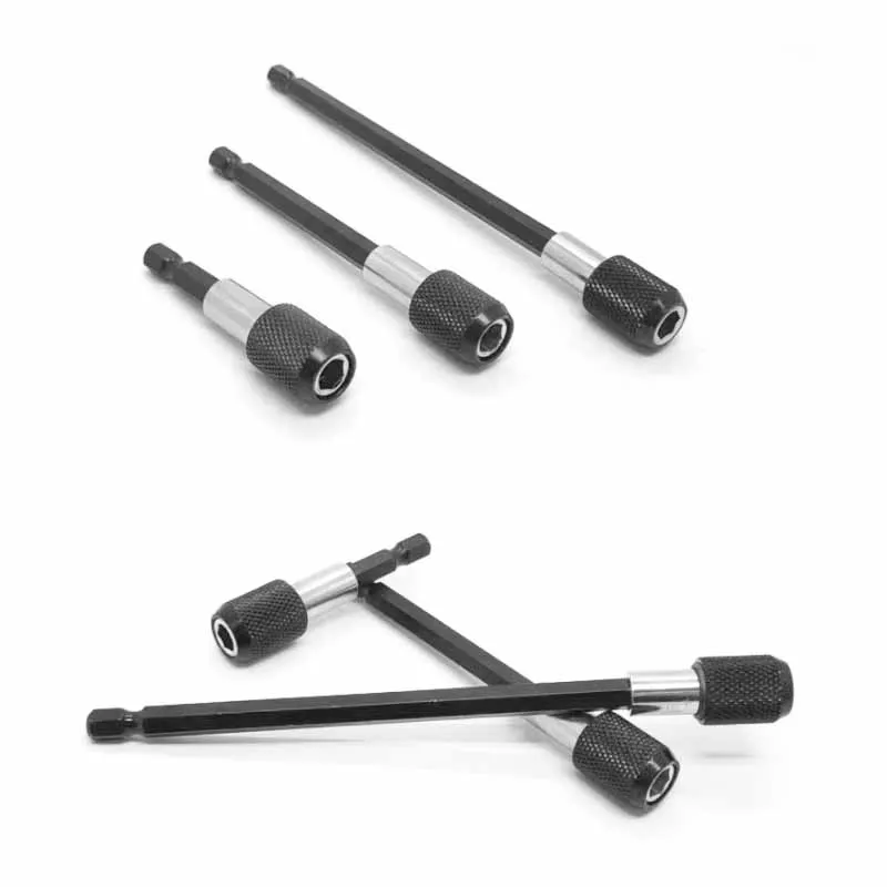 Hexagon Shank Screwdriver Self-locking Connecting Rod Extension Rods Magnetic Quick Release Change Electric Drill Adapter
