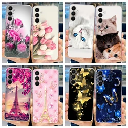 For Samsung A34 Case Fashion Pattern Soft Silicone Phone Cases For Samsung Galaxy A34 A14 A54 5G Clear TPU Back Cover