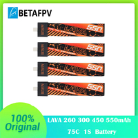 BETAFPV LAVA 1S 260 300 450 550mAh 75C Battery BT2.0 Connector For FPV Racing Drone Airplanes Toys