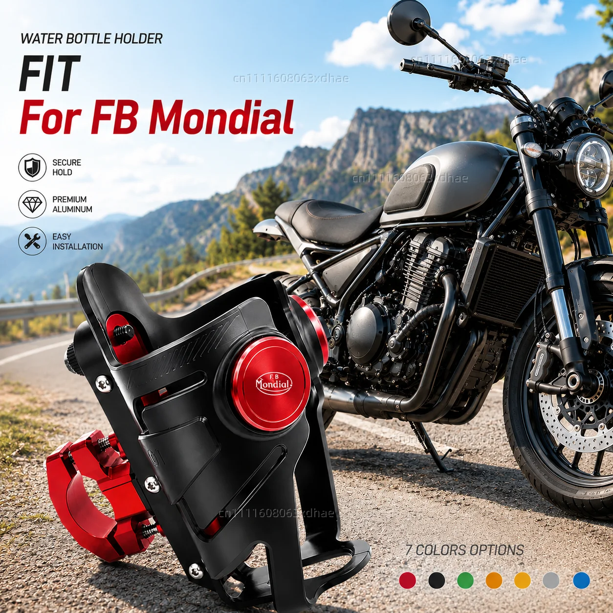 Motorcycle Water Bottle Holder For FB Mondial Flat Track HPS 125 300 Coffee Beverage Tea Cup Support Modification Accessories