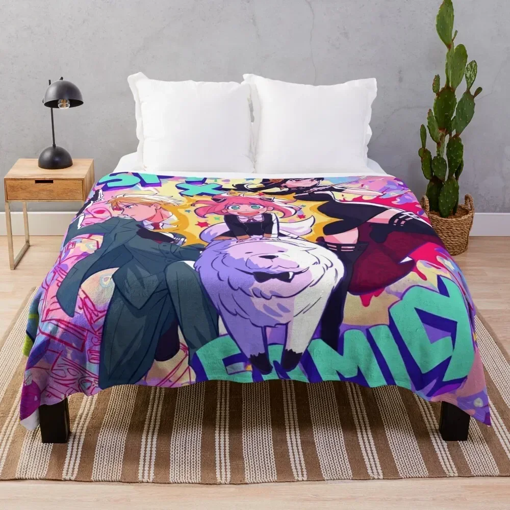 

Spy Family Throw Blanket Moving Sleeping Bag Sofa Quilt valentine gift ideas Blankets