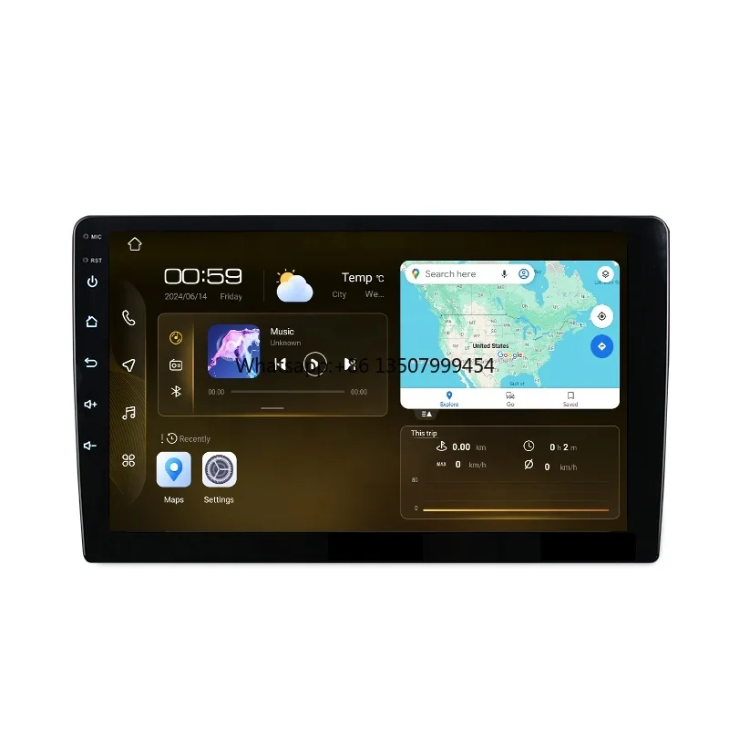 

Android 12 Car Stereo 64GB Carplay Android Auto Touch Screen IPS DVD Multimedia Video Player 9/10 Inch BT Radio GPS Navigation
