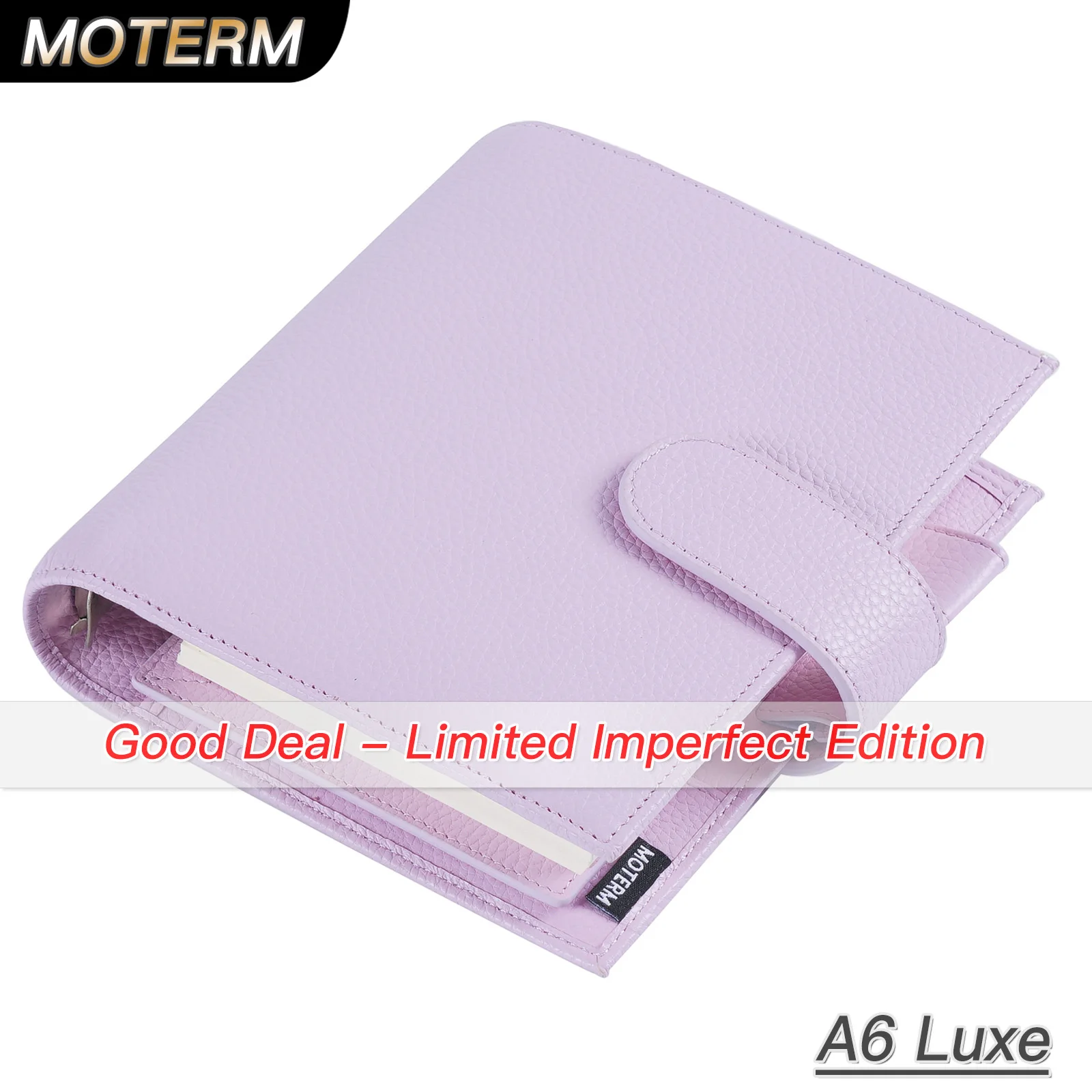 Limited Imperfect Moterm Luxe 2.0 A6 Size Rings Planner with 30 MM Rings Binder Genuine Leather Notebook Diary Agenda Organizer