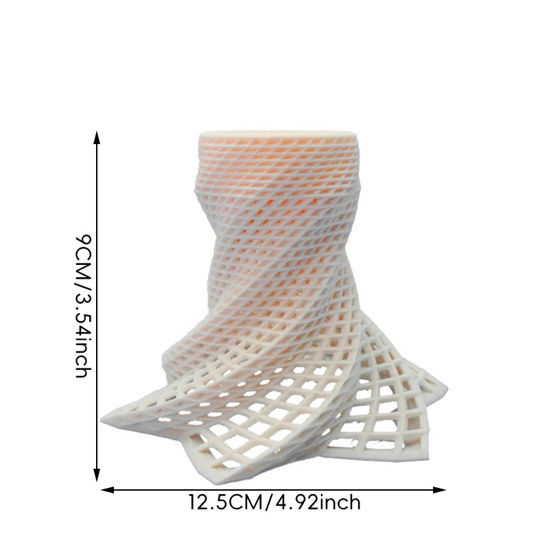 شمعدان ملتوي مبتكر، حامل شمعدان بلاستيكي LED لسطح المكتب المنزلي، زينة لتزيين العطلات