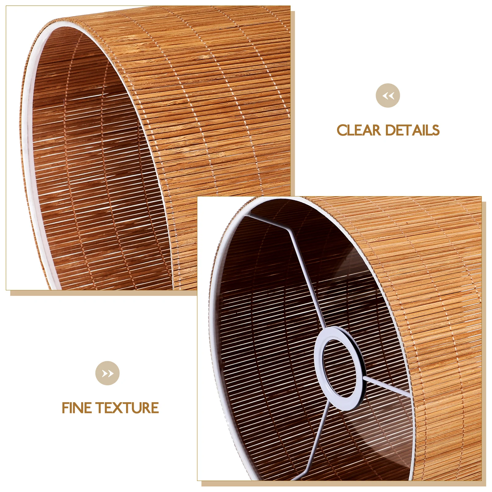

Woven Lamp Shade Rattan Pendant Lampshade Chandelier Cover Decorative Ceiling Light Cover For Home Hotel Restaurant (E27/E14)