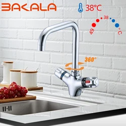 BAKALA rubinetti termostatici da cucina miscelatore rubinetti lavabo lavabo rubinetti lavabo lavabo miscelatore acqua rubinetto torneira griferia