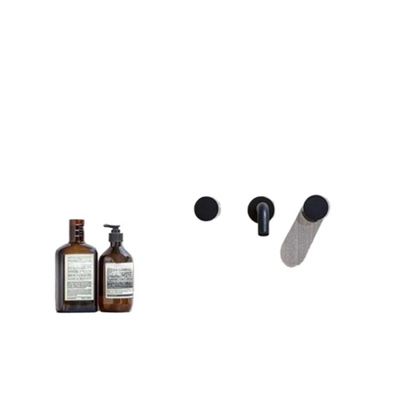 Minimalist bathroom, pre-buried wash basin faucet, wall basin faucet, simple design, super good texture
