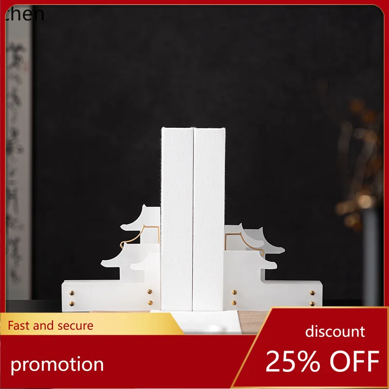 

HXL Frosted Acrylic Architectural Bookend Tea Room Decoration