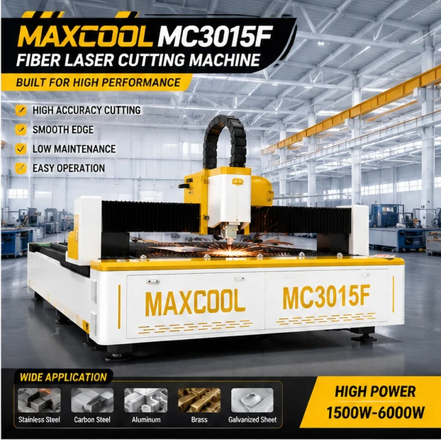 3000 Watt 3015 Raycus CNC Metal Stainless Steel Carbon Fiber Laser Cutter Cutting Machines