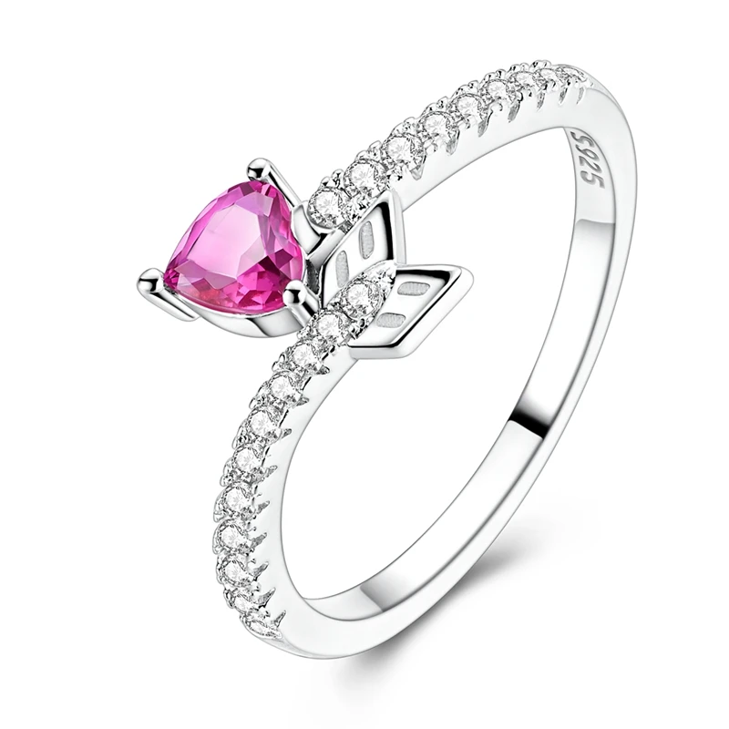 Original 925 Sterling Silver Sparkling Eros Arrow Rings For Women Girls Jewelry Birthday Anniversary Gifts