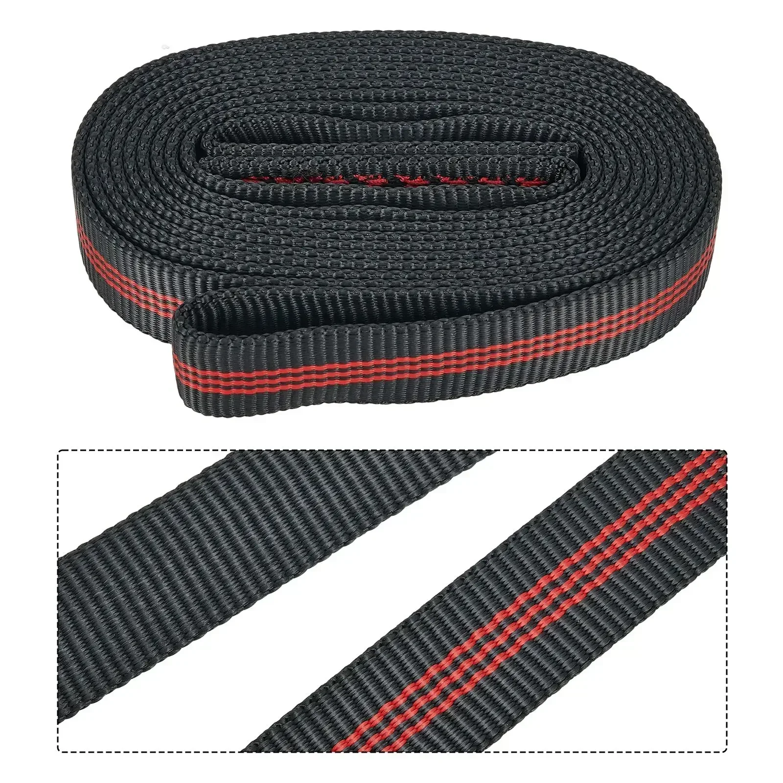 Imagem -03 - Poliéster Webbing Strap Sling Rolamentos Cabos para Escalada Árvore Arborista Peças de Equipamento de Montanhismo 22kn