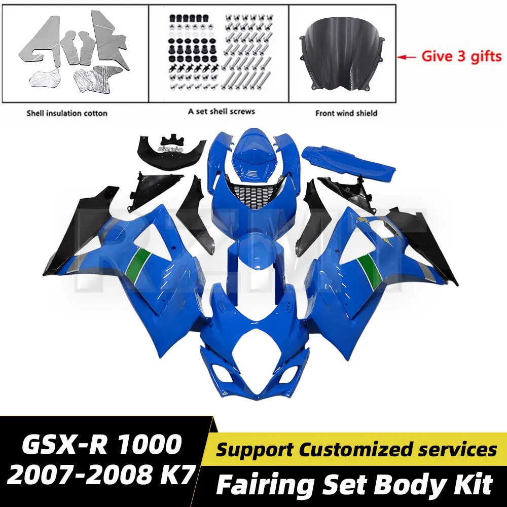 

For Suzuki GSX-R 1000 2007-08 K7 ABS Plastic Motorcycle Fairing Set Body Kit Bodywork Set Accessories Injection 07-08 S1007-135a