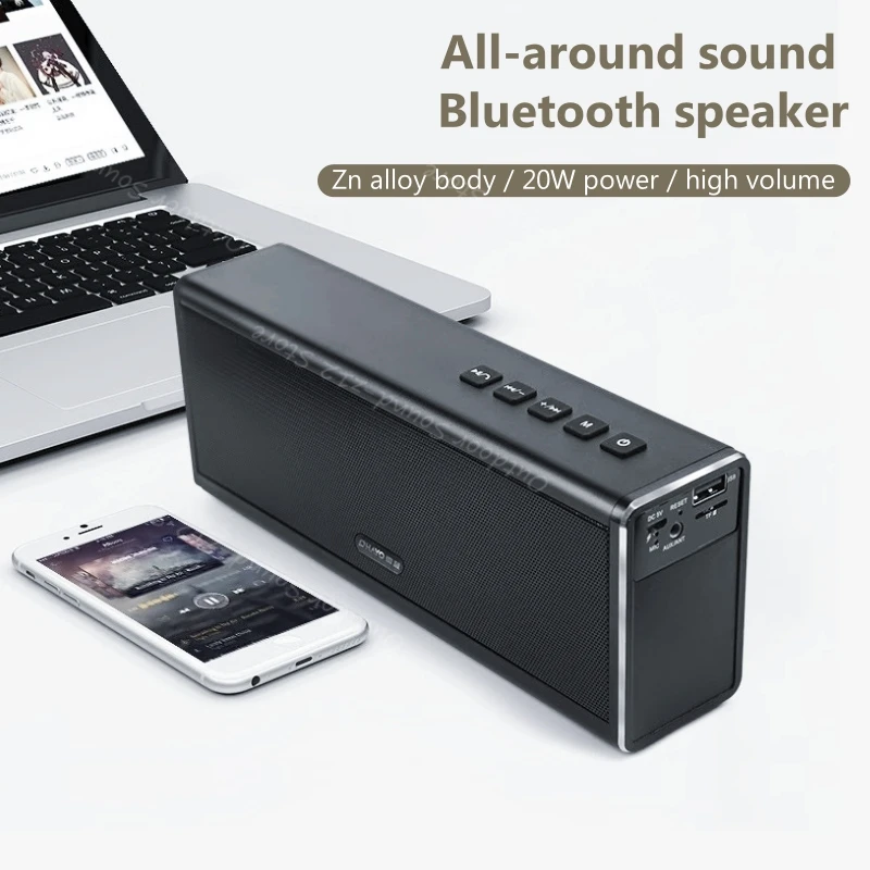 

Wireless Sports Bluetooth Speakers Support FM TF Card U Disk AUX Playback TWS Modes Stereo High Quality Music Subwoofer Speaker