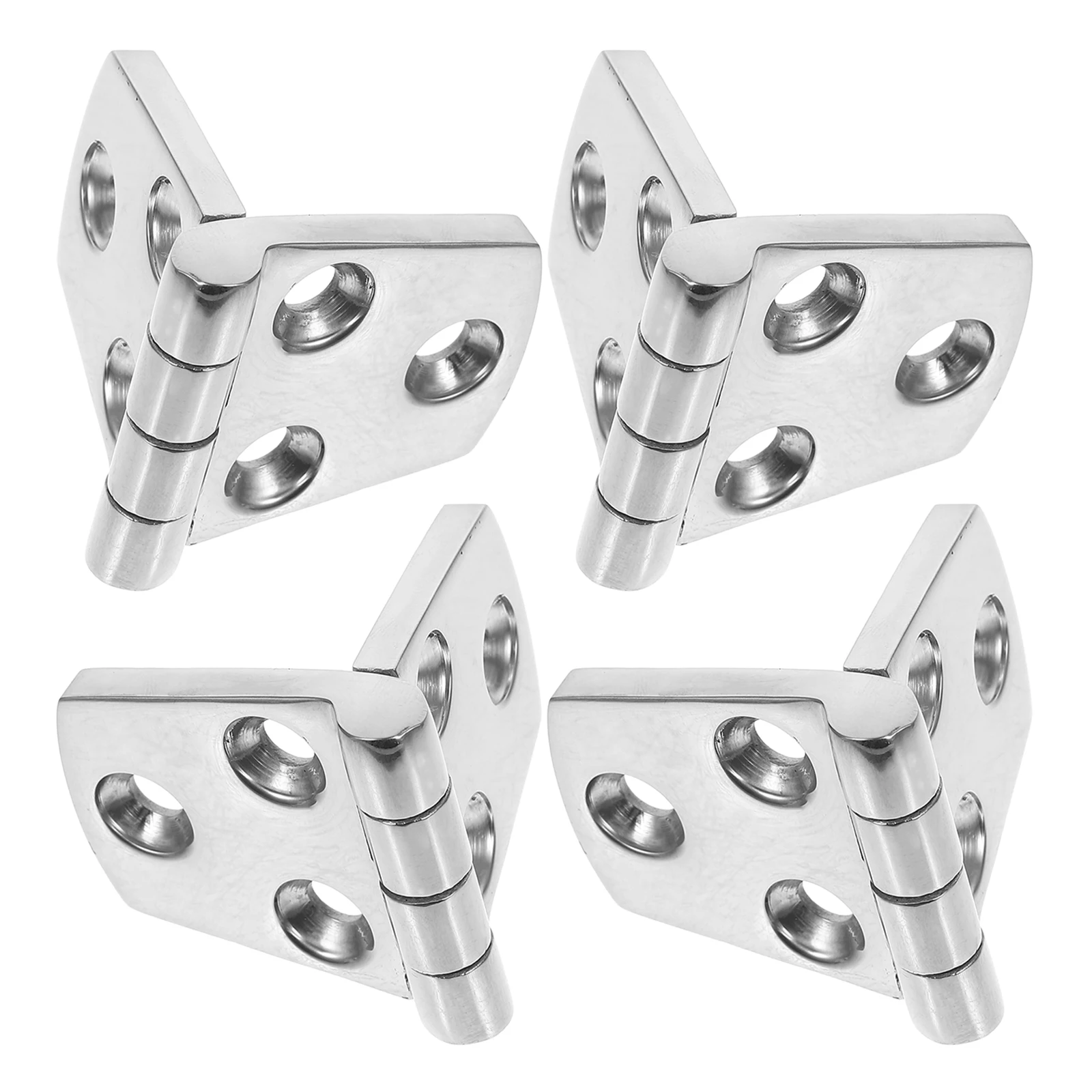

4pcs Stainless Steel Hatch Heavy Duty Grade Hardware Yacht Deck Easy Installation Strong Load-Bearing Corrosion Resistant