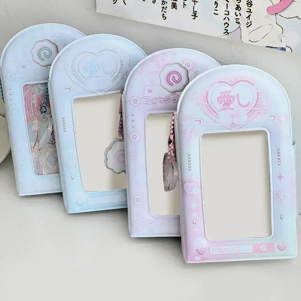 Drie inch fotoalbum hanger kaartopslag fotokaarthouder Sweet INS holle fotoalbum Idol kaartcollectie boek groothandel