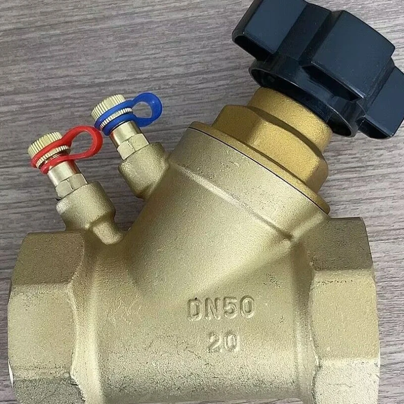 

Brass Dynamic Balance Valve Heating Electric Two-Way Valve Central Air Conditioning Fan