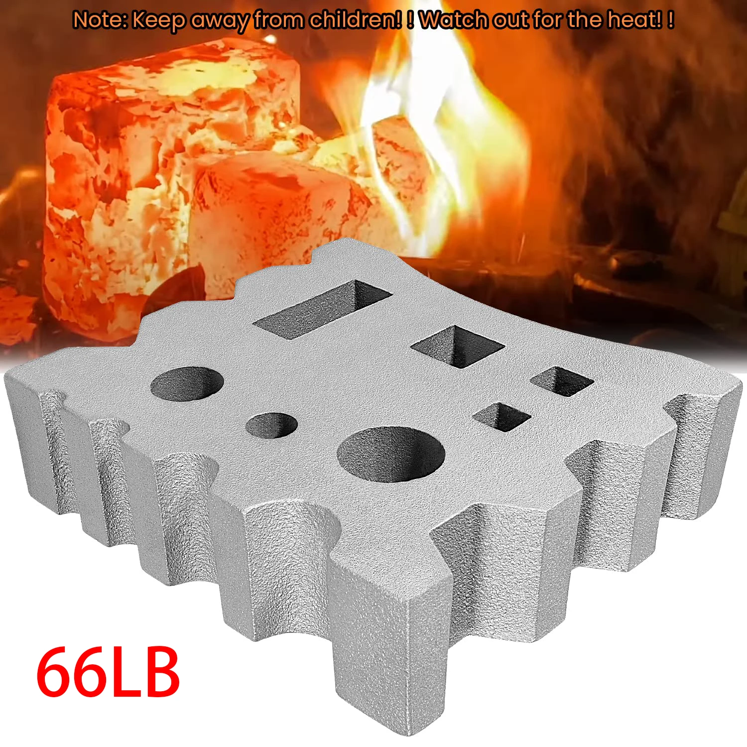 

TM 66LB Swage Block for Blacksmith Metal Bending & Sphere Shallow Dome Shape Oval Forming Block Swage Dapping