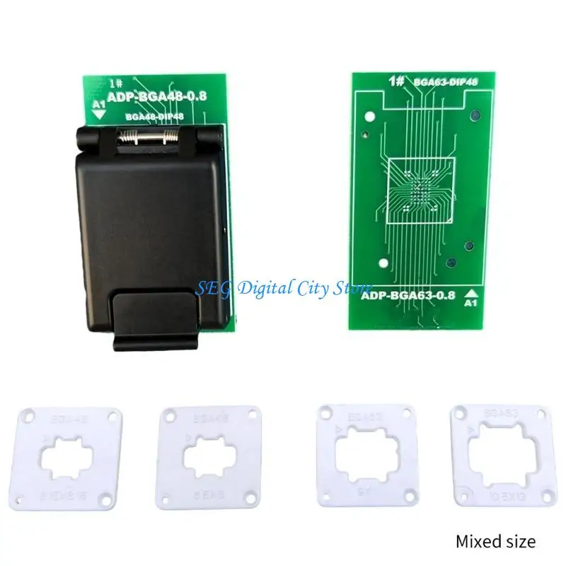 مجموعة U75B BGA48 BGA63 D1P48 الفعالة لشريحة مبسطة لمبرمج T56