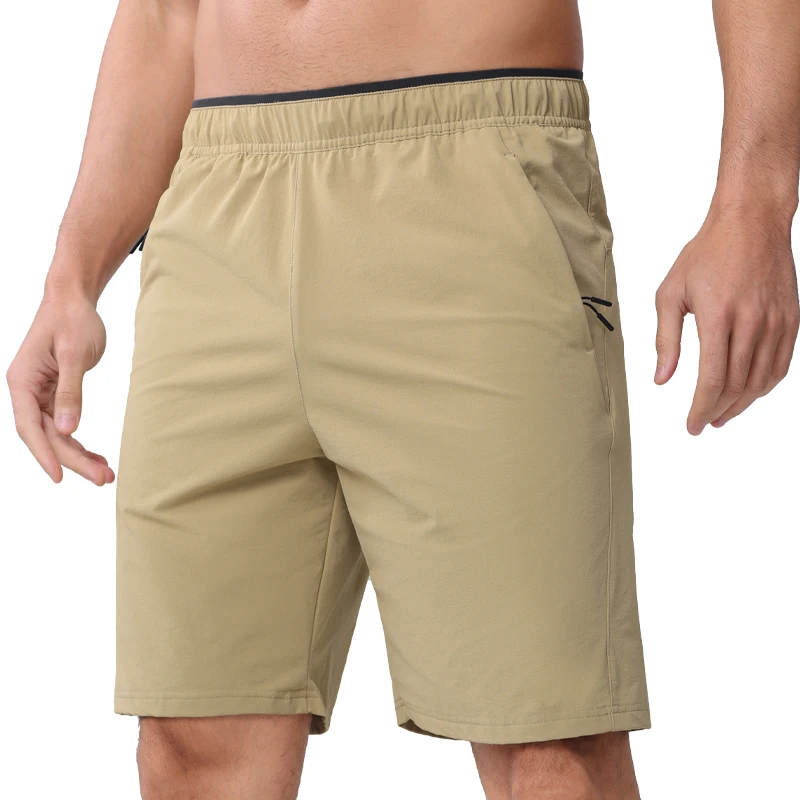 Pantalones cortos para correr para hombre, Shorts informales de secado rápido con bolsillos, transpirables, para entrenamiento de fútbol y tenis