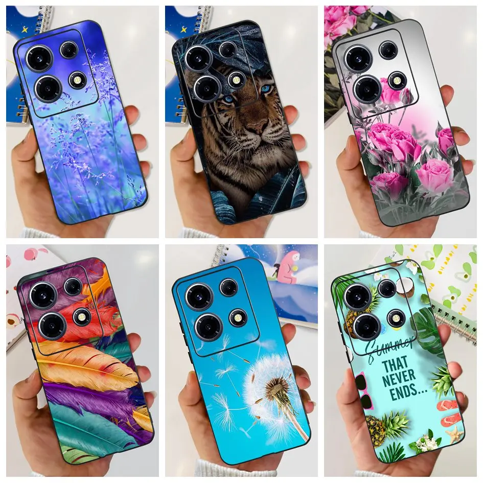 For Infinix Note 30 Vip Case Note 30 Pro Cover Fashion Pattern Soft Silicone Back Cover For Infinix Note 30i Note30 X6833B Funda