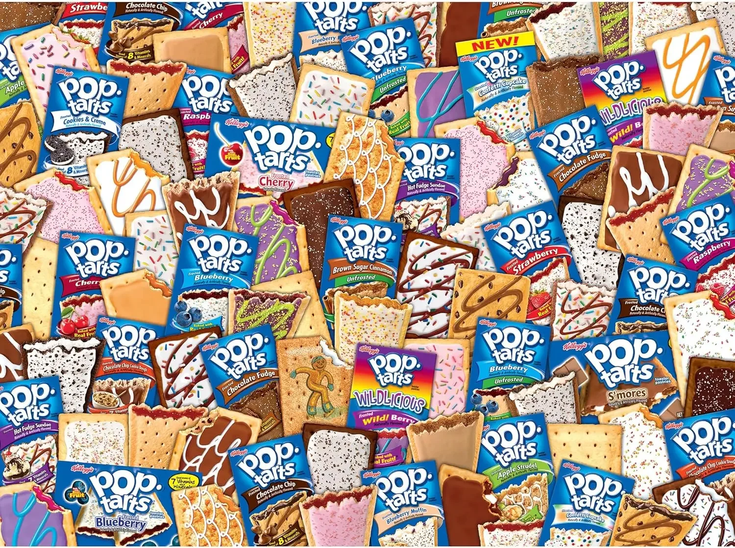 Pop Tarts 500/300/120 Stuks Legpuzzels Uitdagende Familie Activiteit Games voor Gameroom Slaapkamer Woonkamer Home Decor