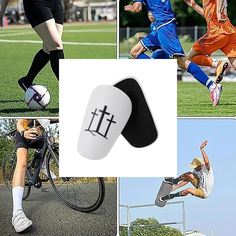 

1 пара мини-футбольных накладок на голени, износостойкая амортизирующая защита ног, легкая портативная футбольная тренировочная доска с хвостовиком