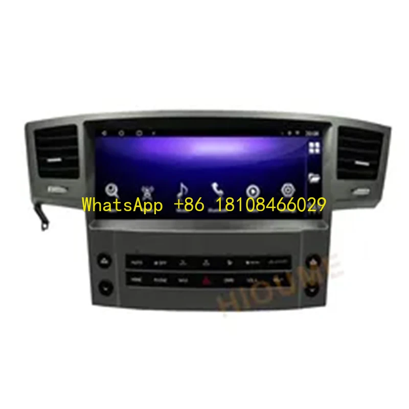 

12.5"Android 13 Car Multimedia Player for Lexus LX570 2008-2015 with Radio GPS Navigation Carplay Android Auto Video Stereo