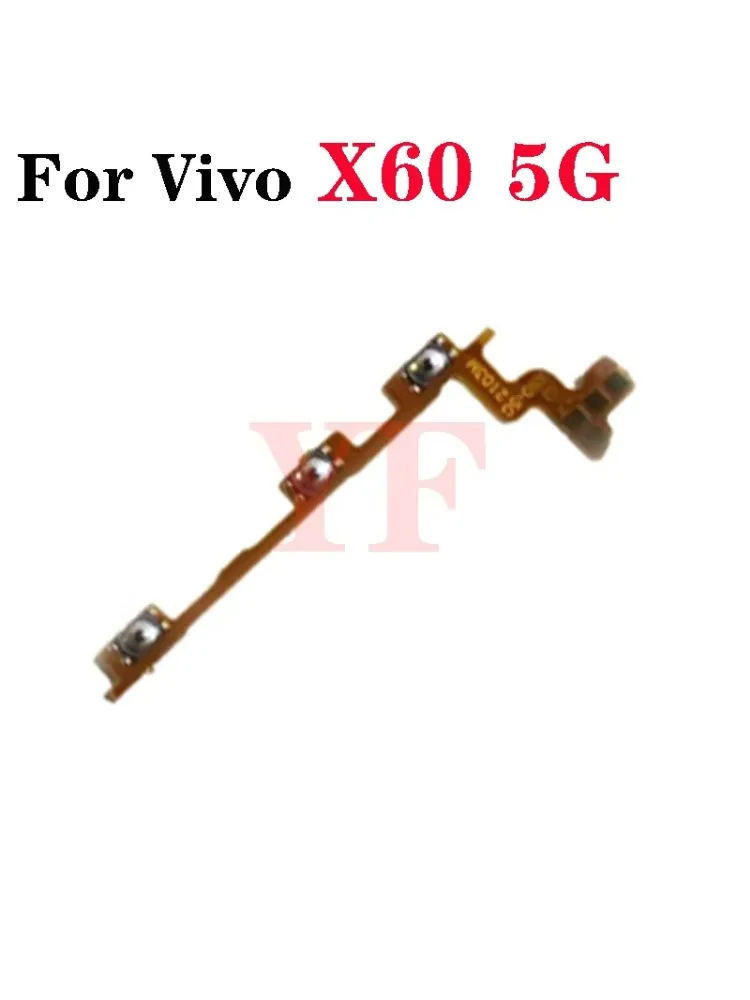 For Vivo X50 X60 X70 X80 X90 Pro Plus X Note 5G Power On Off Button Flex Cable Power Volume Switch Flex Replacement Parts