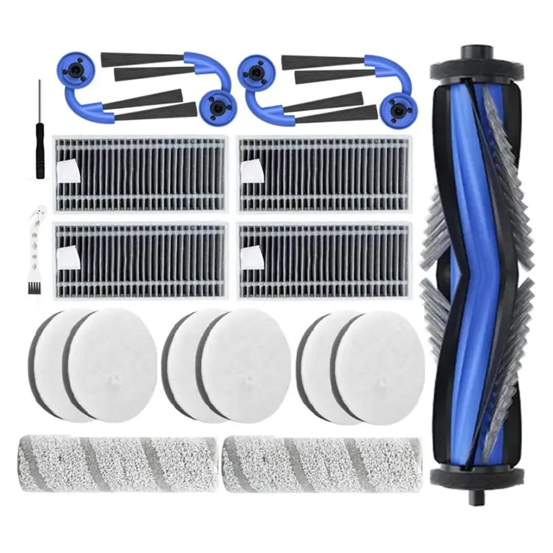 

A07R Replacement Main Side Brush Roller Mop Dust Bag Filter 19PCS For Ecovacs Deebot X11 Omnicyclone Robot Vacuum Attachment