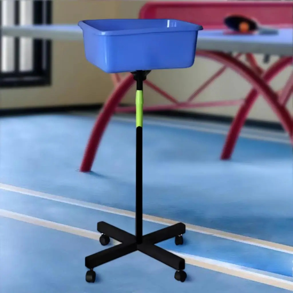 Practical Table Tennis Ball Holder Movable Collection Stand Training Basket for Ping Pong Enthusiasts and Players