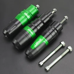 FOR KAWASAKI ER6N ER-6N ER 6N Motorcycle CNC Aluminum Crash Pads Exhaust Sliders Crash Protector Accessoires