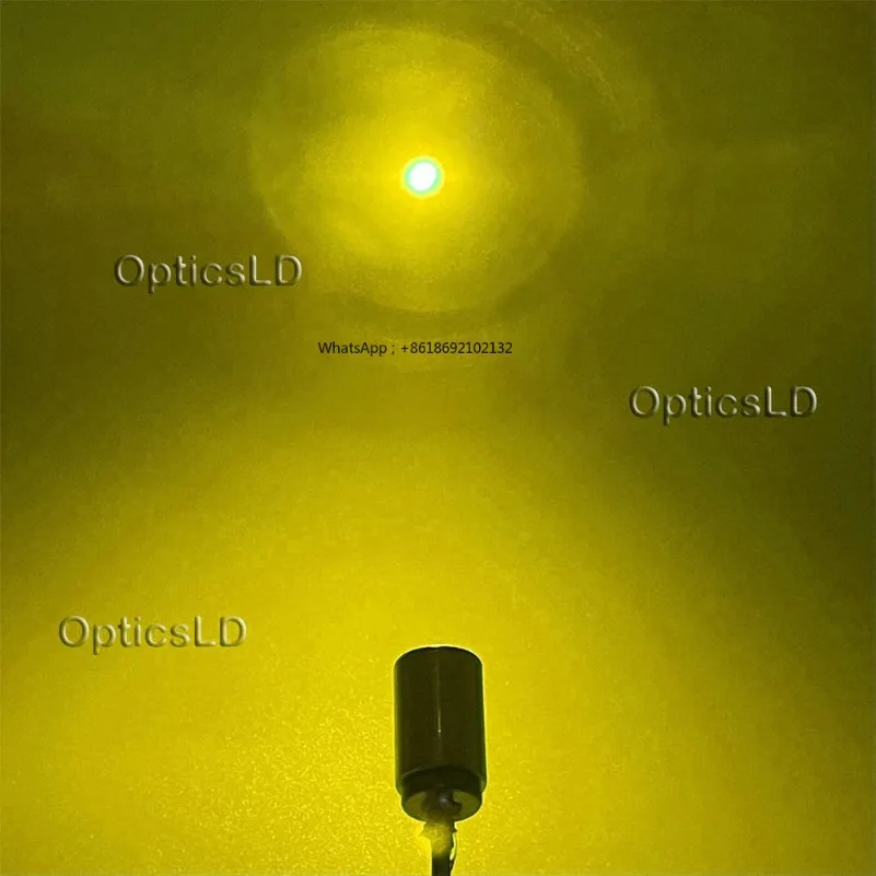 571Nm 40mW Yellow Light Module, Spectral Analysis/Fluorescence Excitation/DNA Sequencing High Power