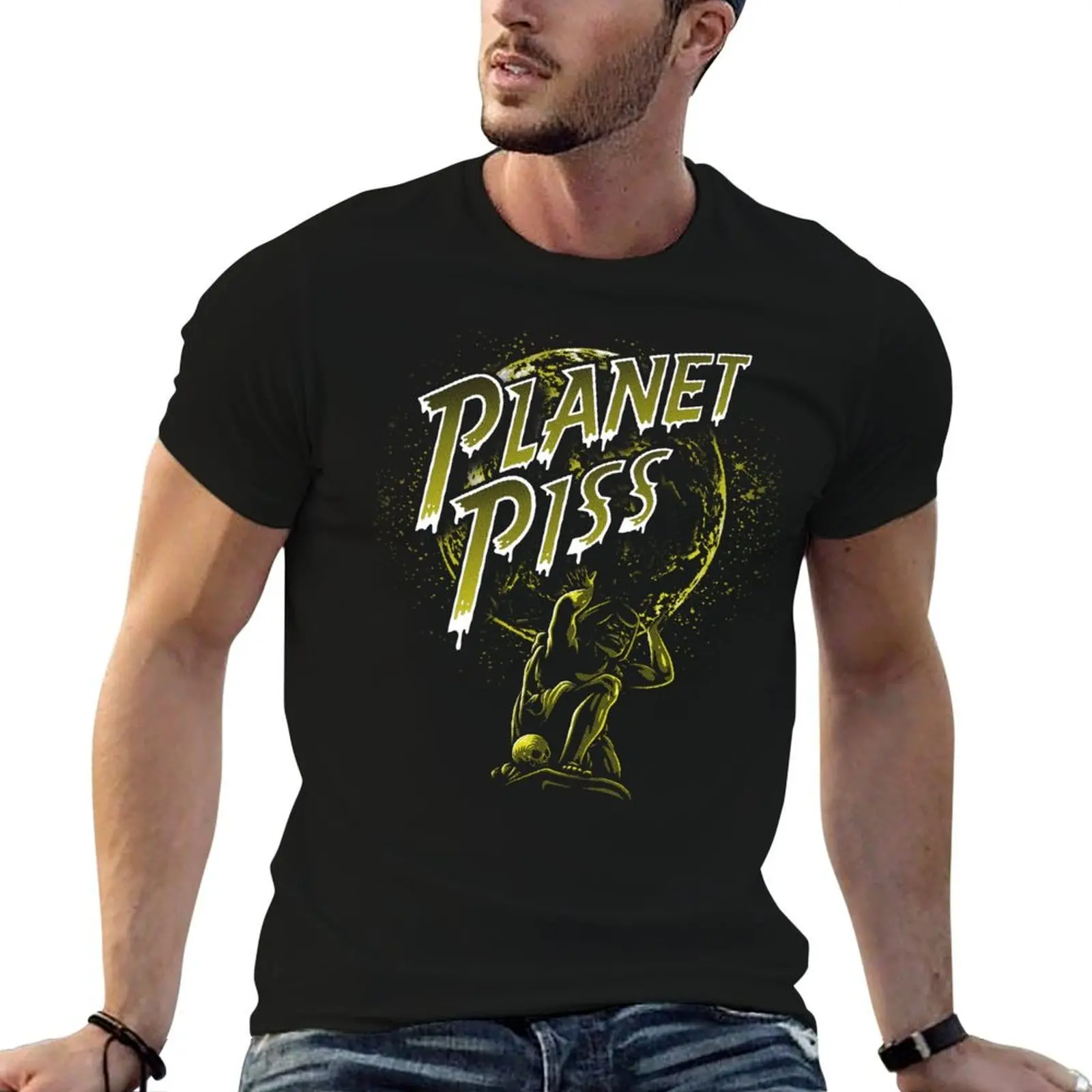 

Planet Piss T-Shirt t shirt for man 100 percent cotton man t shirt heavy cotton t shirt man luxury T-shirt