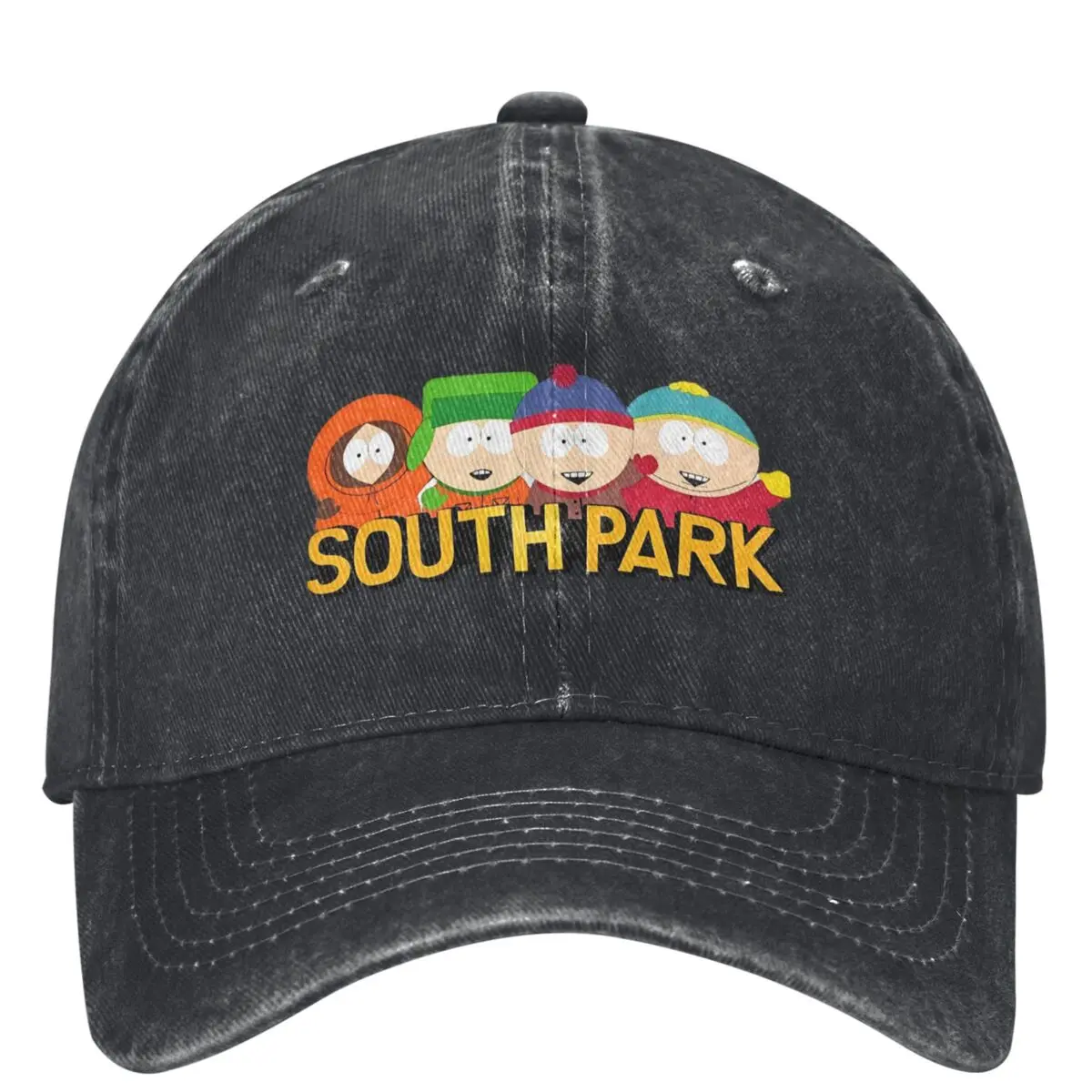 Men Women Souths Head Parked Logo Caps Baseball Caps Classic Wear Kenny McCormick and Cartman Dad Hat Adjustable