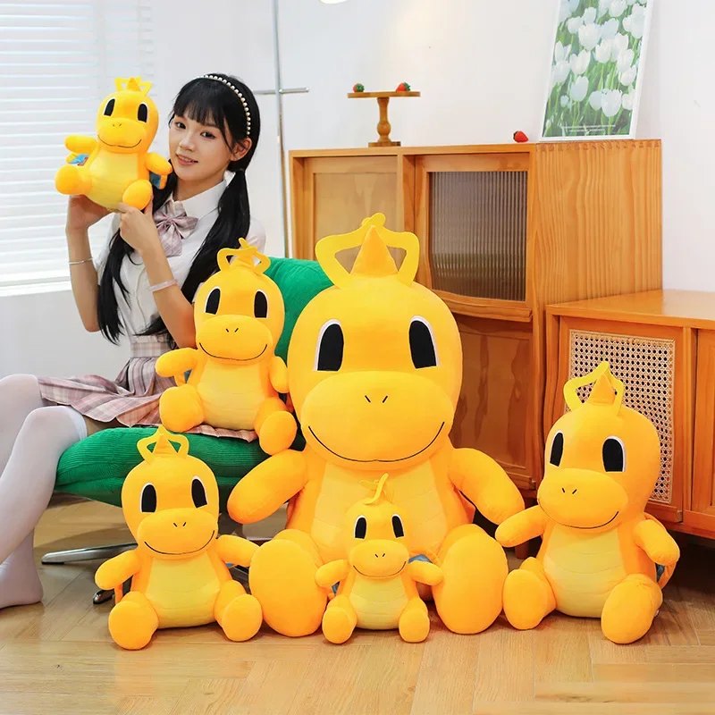 

30/80cm Large Pokemon Dragonite Plush Toys Anime Doll Cartoon Dragon Pokémon Plushie Kawaii Stuffed Gift for Kids Birthday Xmas