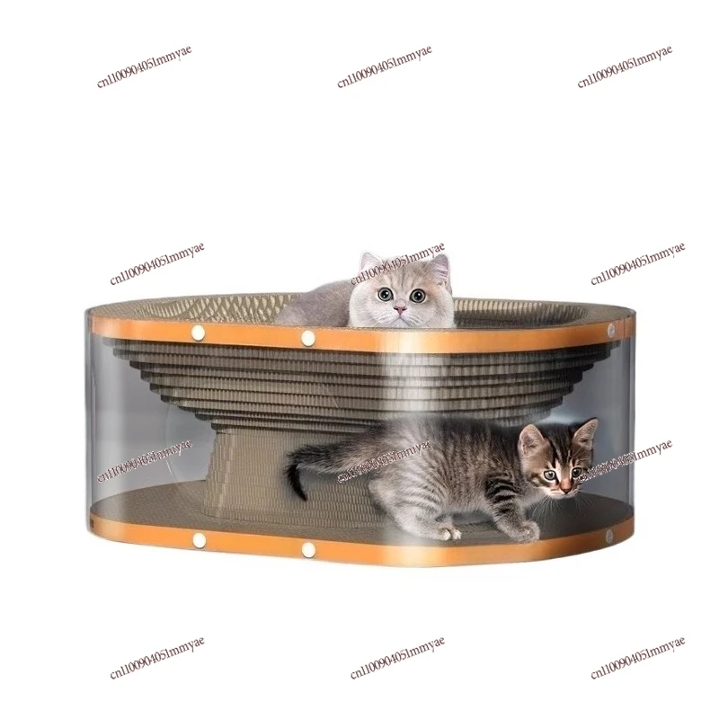 

Cat Scratching Board Nest Tunnel Toy Drilling Artifact Multi-functional Cat Channel Nest Integrated Self-hi