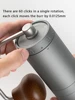 1Zpresso XUltra Manuelle Kaffeemühle Tragbare Mühle Externe Einstellung Edelstahl Grat 5