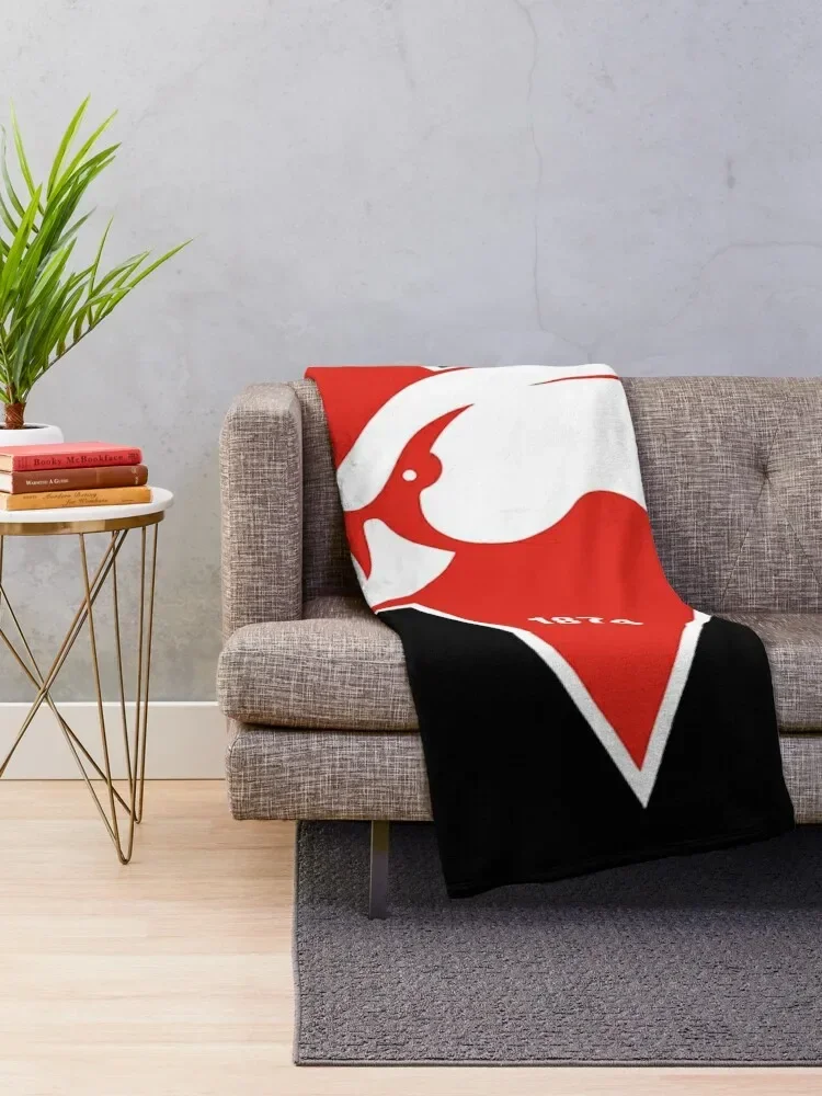 Sydney the Bloods Swans Haughty Swannies-Logo Throw Blanket christmas gifts Decorative Throw Flannel Fabric Softest Blankets