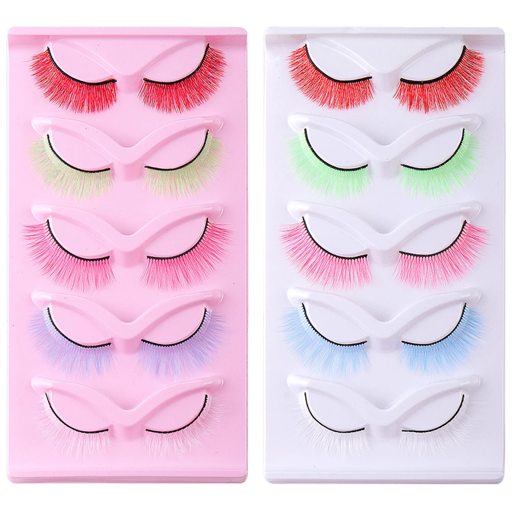 Paquete de 2 cajas de pestañas postizas, pestañas postizas ligeras y encantadoras, aspecto Natural para bodas, fechas, cumpleaños, accesorios de maquillaje para mujeres