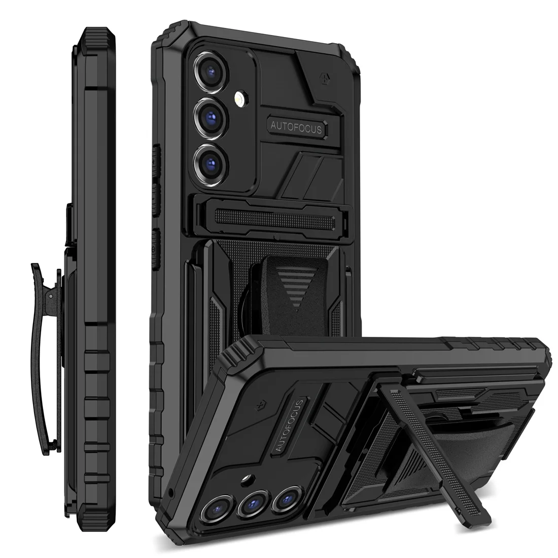 FOR Galaxy A05 Cover Shockproof Protective Cover Belt Clip Kickstand Case for Samsung Galaxy A05s Phone cases