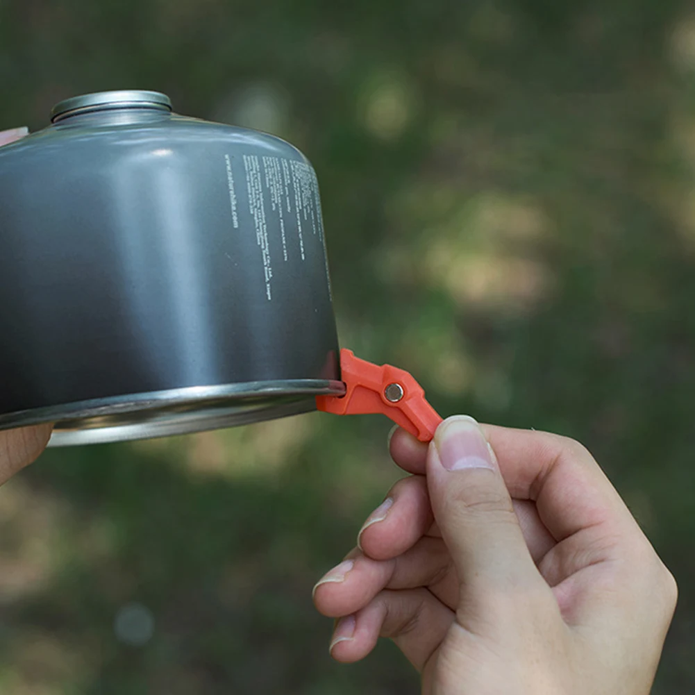 Magnetic Tripod Canister Stabilizer Multifunctional Outdoor Stove Holder Camping Stove Bottle Shelf Camping Tools