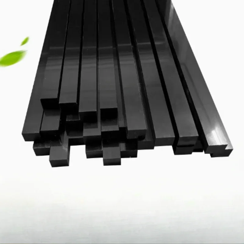 Zugeschnittener schwarzer PA66-Nylon-Quadratstreifen 3/5/8/10/15/20/25 mm 2/4 Stück verschleißfest Null – Detail 3