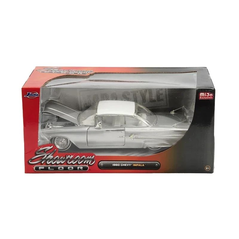 Jada 1:24 1960 Chevrolet IMPALA w stylu vintage samochód klasyczny wysoka symulacja odlewane modele ze stopu metalu Model samochodu Chevrolet zabawki prezent dla dzieci