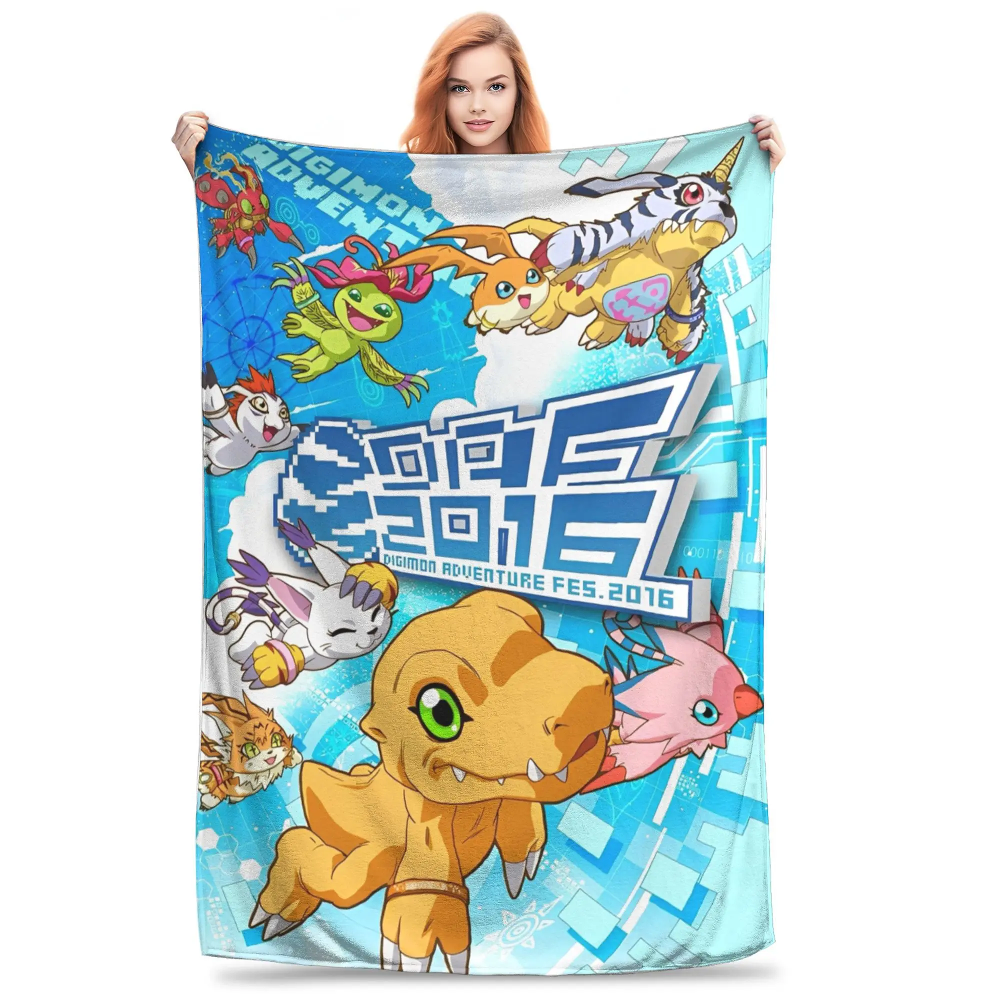 

Одеяло Digital Monster Digimon, уютные и легкие пледы разных размеров для дивана, дивана и кровати