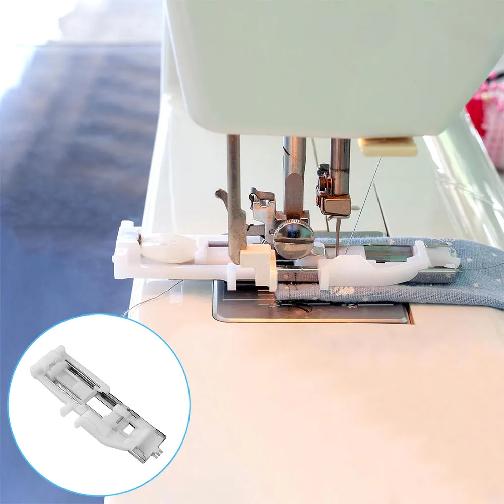 Buttonhole Presser Foot (R) Auto for Low Shank Snap-On Singer Brother Janome Juki Babylock White Sewing Machine Accessories